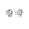 2020 New 100% 925 Silver Earring All Hearts Earrings, Clear CZ Fit DIY Original Jewelry Birthd Gift