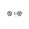 2020 New 100% 925 Silver Earring All Hearts Earrings, Clear CZ Fit DIY Original Jewelry Birthd Gift