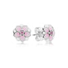 2020 New 100% 925 Silver Earring All Hearts Earrings, Clear CZ Fit DIY Original Jewelry Birthd Gift