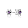 2020 New 100% 925 Silver Earring All Hearts Earrings, Clear CZ Fit DIY Original Jewelry Birthd Gift