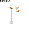 Element 18 new cute rabbit carrot earrings earrings pierced earrings female 5374445