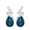 Laureen-Pierced-Earring-Blue-Rhodium-Earrings-Red 5408227 5367543