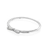 S925 Silver Limited Edition Floating Grains Bangle Shine & Clear CZ Fit DIY Original Charm Bracelets Women jewelry Gift