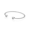 S925 Silver Limited Edition Floating Grains Bangle Shine & Clear CZ Fit DIY Original Charm Bracelets Women jewelry Gift