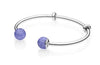 S925 Silver Limited Edition Floating Grains Bangle Shine & Clear CZ Fit DIY Original Charm Bracelets Women jewelry Gift