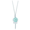 TIFF 925 Silver 1:1 Charm Key Pendant Necklace Original Women Jewellery Heart Shape Rose Gold 14K Gold Selection