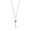 TIFF 925 Silver 1:1 Charm Key Pendant Necklace Original Women Jewellery Heart Shape Rose Gold 14K Gold Selection