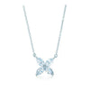 TIFF 925 Silver Charm Heart Shaped Bow Love Pendant Necklace Rose Gold Original Genuine Women Jewelry