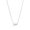 TIFF 925 Silver Charm Heart Shaped Bow Love Pendant Necklace Rose Gold Original Genuine Women Jewelry