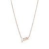 TIFF 925 Silver Charm Heart Shaped Bow Love Pendant Necklace Rose Gold Original Genuine Women Jewelry