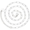 QMHJE Thick 3.3mm Gold Silver Color DIY Necklace Chain Basic  Stainless Steel Women Men Choker Link Jewelry  Accessory Geometric