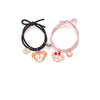 QiLuxy 2pcs\Set Cute Cartoon Couple Bracelet Magnet Ball Hand Men and Women Gift Friendship Charms Elastic Rope Jewelry