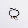 QiLuxy 2pcs\Set Cute Cartoon Couple Bracelet Magnet Ball Hand Men and Women Gift Friendship Charms Elastic Rope Jewelry