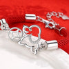 Quality 925 sterling silver wild mascot puppy red rope bracelets new design 2020 zodiac women's silver wristband fine jewelry