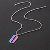 Quenching  Silver Color Stainless Steel Razor Blades Pendant Necklaces Men Jewelry Steel Male Shaver Shape Necklace