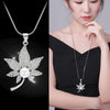 Simulated Pearl Choker Necklaces for Women Silver Color Chain Long Necklace Pendant Jewelry Accessories Trendy Kolye