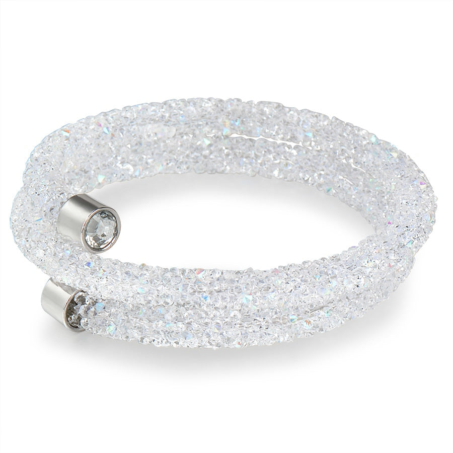 Trendy Strand Bracelet for Women Men Jewelry Crystal Charms Bracelets & Bangles Costume Cuff Wristband Bijoux Femme New