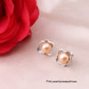Pearl Earrings 925 Sterling Silver Stud earring Pearl jewelry Stud Earrings Shell Design