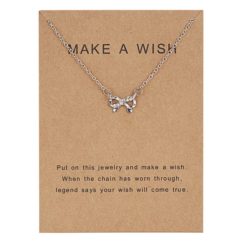 RINHOO Trendy Simple Flower Moon Star Heart Pendant Necklace For Women Girls Rhinestone Silver Color Choker Jewelry