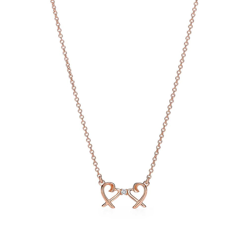 ROBOBL Tiff Luxury Brand 100% 925 Sterling Silver Classic Pure Petals Necklace Glamorous Jewelry Women's Wholesale Classic
