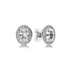 1:1 PAN Original 925 Sterling Silver Stud Earrings Crystal Zircon Earrings Women' Gift Party Fashion Jewelry Anti-Allergic