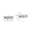 1:1 PAN Original 925 Sterling Silver Stud Earrings Crystal Zircon Earrings Women' Gift Party Fashion Jewelry Anti-Allergic