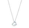 100% 925 Sterling Silver 1: 1 Tiff Brand New Genuine Classic Heart Necklace Lady Temperament Pendant Necklace in Rose Gold
