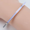 100% 925 Sterling Silver Bracelet Bangle 7color Multiple choice Fits European bracelet Style Jewelry Charms and Beads Gift