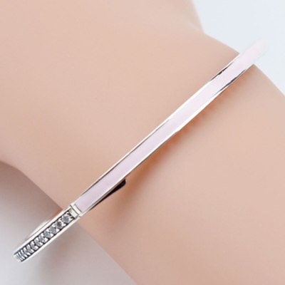 100% 925 Sterling Silver Bracelet Bangle 7color Multiple choice Fits European bracelet Style Jewelry Charms and Beads Gift
