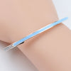 100% 925 Sterling Silver Bracelet Bangle 7color Multiple choice Fits European bracelet Style Jewelry Charms and Beads Gift