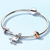 100% 925 Sterling Silver Brand New Pand Bracelet Bella And Friends Bracelet Set Suitable For DIY Family Friends Gift