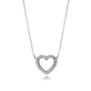 100% 925 Sterling Silver New 1:1 Passionate Pendant Necklace Clavicle Chain Sterling Silver Charm Necklace