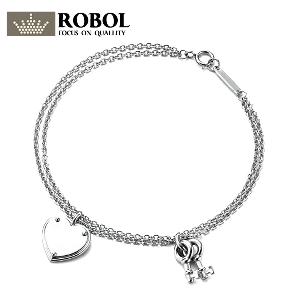 2020 New Trendy Heart Bracelets Brand 925 Streling silver Pendant Charm New York For Women Elegant Fine Bracelet Jewelry