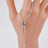 925 Sterling Silver Bracelet for Women With Cubic Zircon Crystal Charm Bracelets Wedding Jewelry Gift For Woman Adjustable