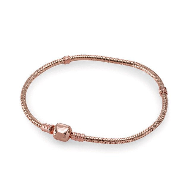 925 Sterling Silver Original PAN Bracelets For Women Original Charm Diy Bracelet NOT FADE High Quality 1:1 Template