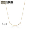 Charm Gift 925 Sterling Silver Gold SmileTIFF Attractive Elegance Temperament Necklace World Jewelry