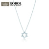 Charm Gift 925 Sterling Silver Six Star TIFF Attractive Elegance Temperament Necklace World Jewelry