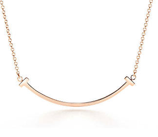 Original 1:1 T Smiley Necklace with Logo 925 Sterling Silver Multi-size Manufacturers Wholesale Women's Jewelry Neck