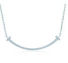 Original 1:1 T Smiley Necklace with Logo 925 Sterling Silver Multi-size Manufacturers Wholesale Women's Jewelry Neck