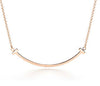 Original 1:1 T Smiley Necklace with Logo 925 Sterling Silver Multi-size Manufacturers Wholesale Women's Jewelry Neck