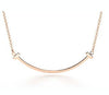 Original 1:1 T Smiley Necklace with Logo 925 Sterling Silver Multi-size Manufacturers Wholesale Women's Jewelry Neck