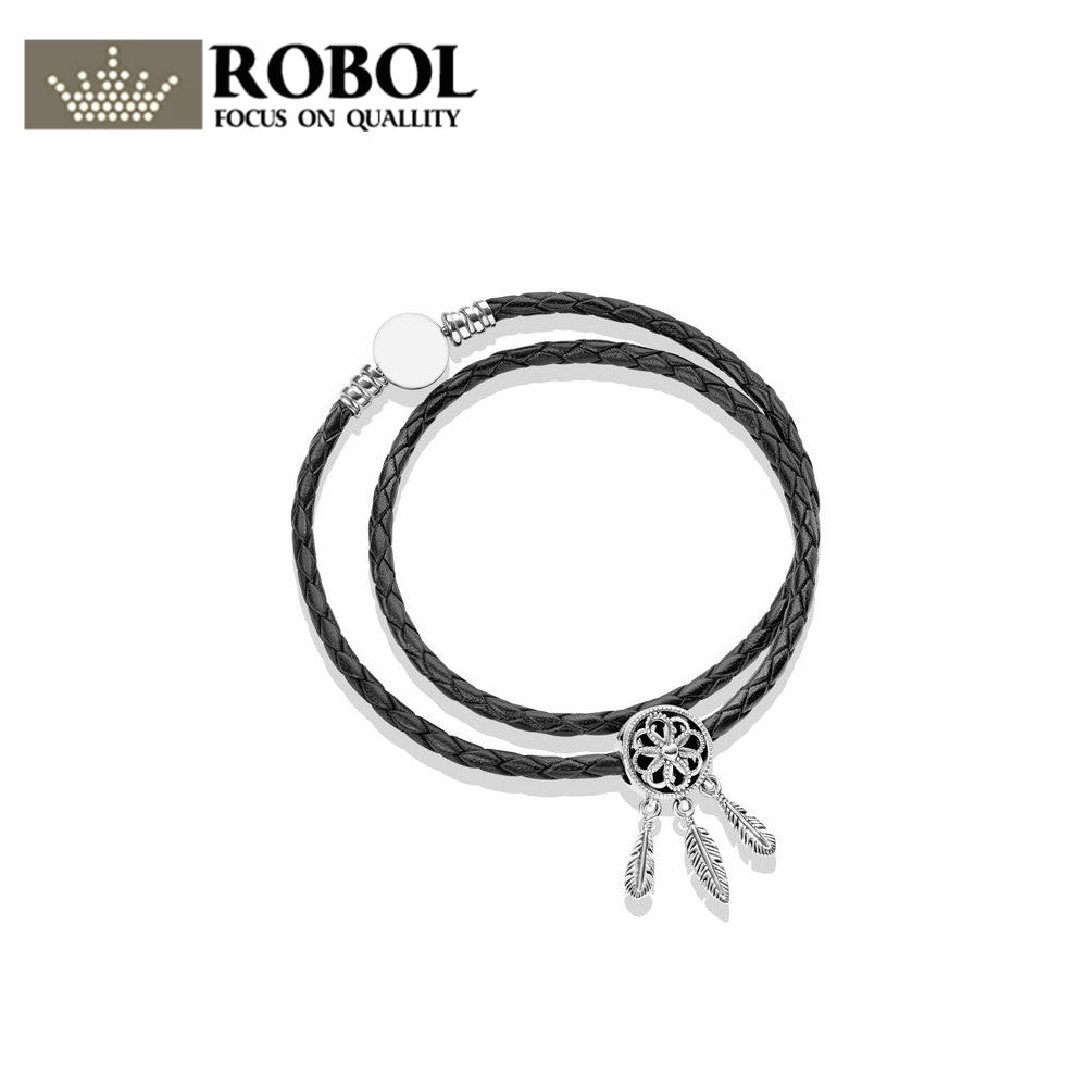 Pan 925 Sterling Silver Armband Set Diy Original Charms Jewelry Women Summer Fashion Design