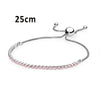 Pan 925 Sterling Silver MOMENTS Sliding Bracelet Brilliant Bow Fit Original Charm Jewelry Women Adjustable zircon Chain