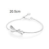 Pan 925 Sterling Silver MOMENTS Sliding Bracelet Brilliant Bow Fit Original Charm Jewelry Women Adjustable zircon Chain