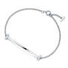 TIFF Genuine 100% 925 Sterling Silver Color & Rose Golden Adjustable Size Bracelet DIY Bangle Jewelry Gifts
