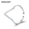 Pure Silver Ring Simple Geometric Open Adjustable Triangle Rings For Women Fine Jewellery Co Gift New Fashion Jewel