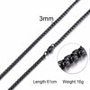 ROUND BOX CHAIN STAINLESS STEEL CHAIN MENS OR WOMENS CHAIN UNISEX JEWELRY 18 TO 30INCH