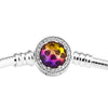 Radiant Hearts Bracelets with Coloured CZ 100% 925 Sterling-Silver-Jewelry