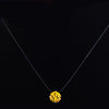Rainbery Silver Color Dazzling Zircon Necklace And Invisible Transparent Fishing Line Simple Pendant Personality Jewelry