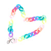 Rainbow Chain Choker Necklace For Women Girl Hip Hop Harajuku Cute Night Club Necklace Cool Statement Jewelry